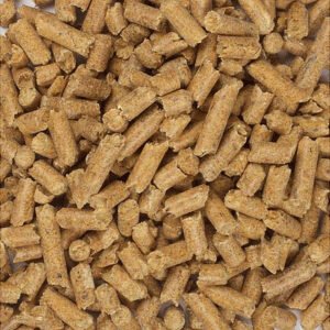 Home hay pellets for litter